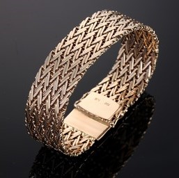 Bernard Hertz 14 carat gold bracelet